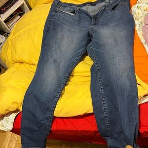 Torrid Dark Blue Skinny Jeans